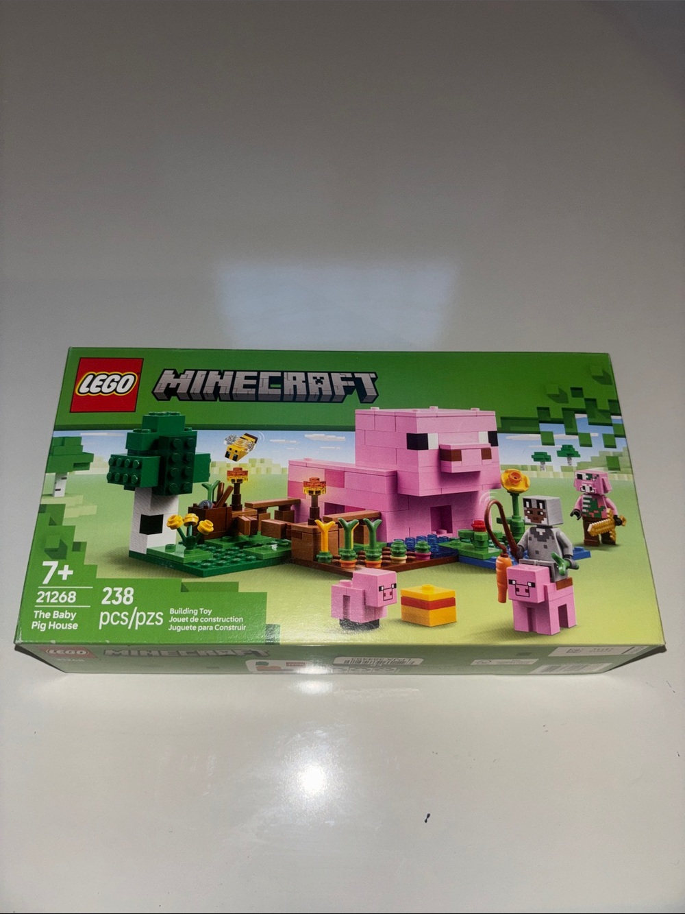 LEGO Minecraft Pink Pig House Building Set